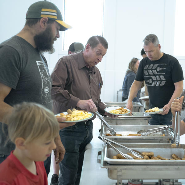 mens breakfast buffet