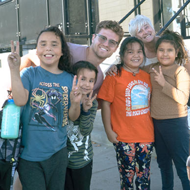 Daniel & Jolaine with the kids